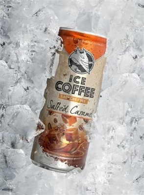 Jegeskávé, 250 ml, HELL "Ice Coffee Salted Caramell"